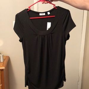 New York and company black short sleeve